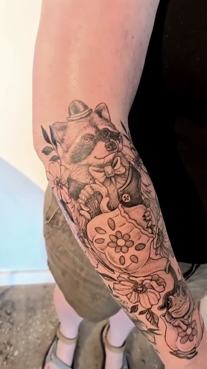 Tattoo by @robinmatztattoos — black_and_grey, realism