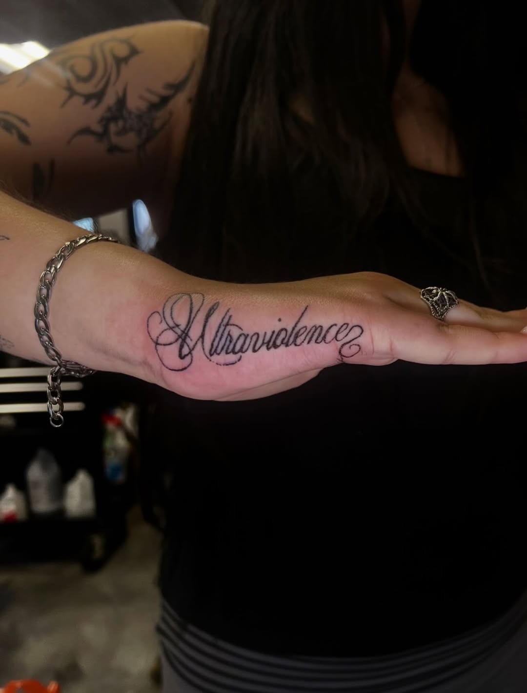 Tattoo by @marztattz — lettering_script, fine_line