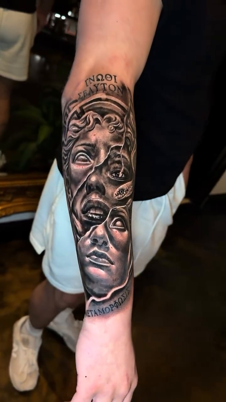 Tattoo by @picassosergiotattoos — realism, black_and_grey