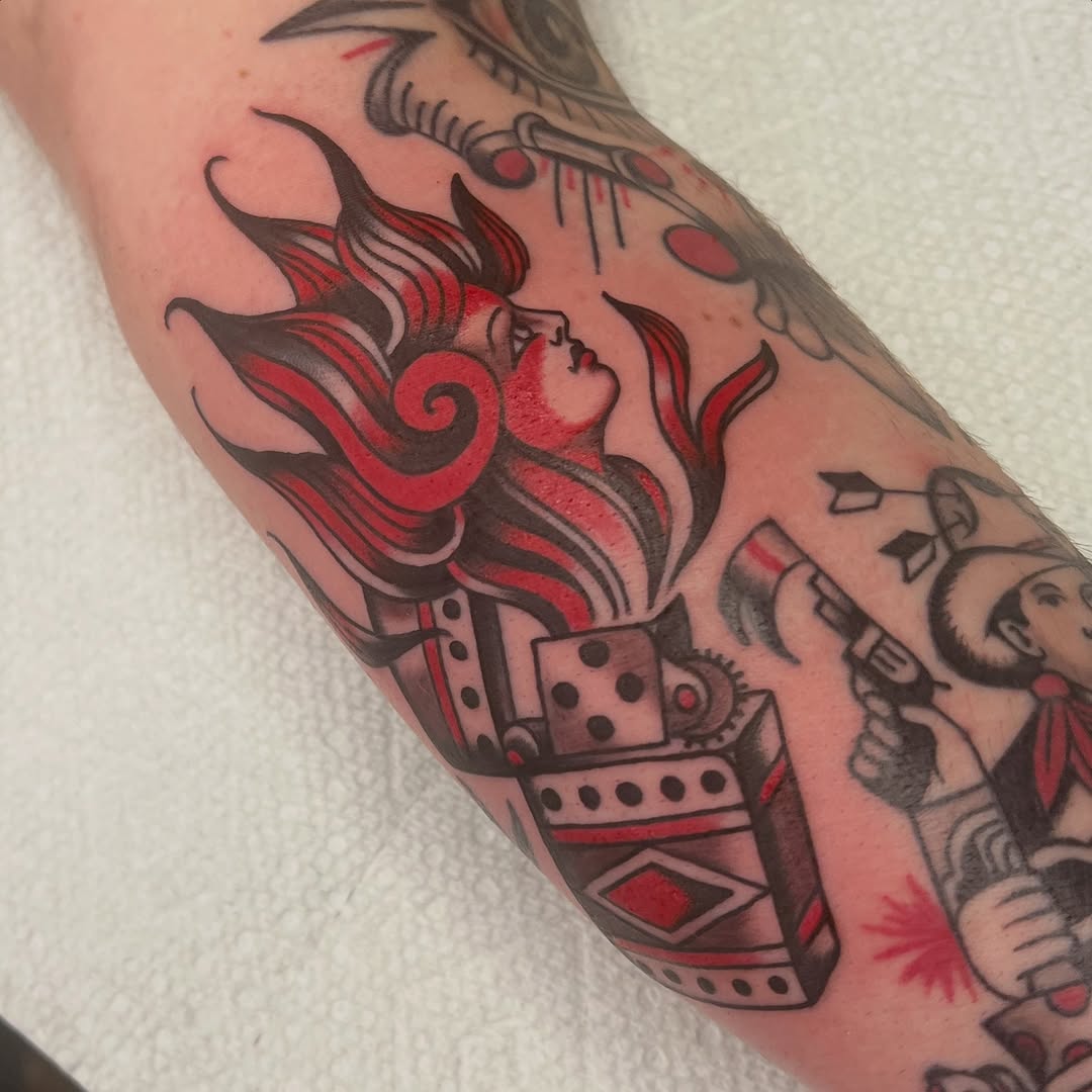 Tattoo by @brandonhuckabey — american_traditional