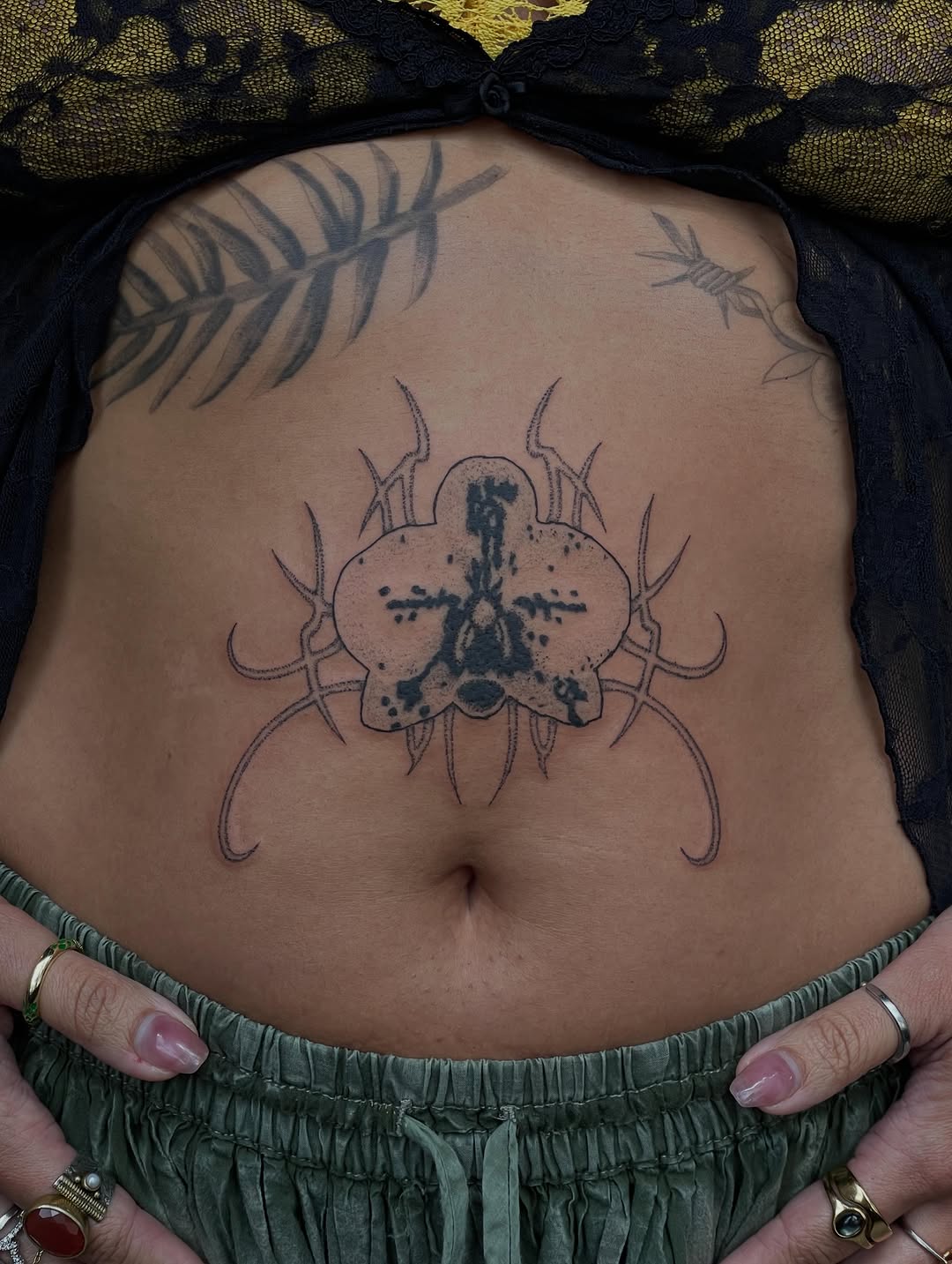 Tattoo by @tattoo.tokki — black_and_grey, ornamental