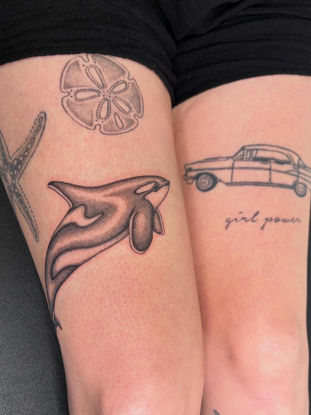 Tattoo by @en.terra — black_and_grey, dotwork