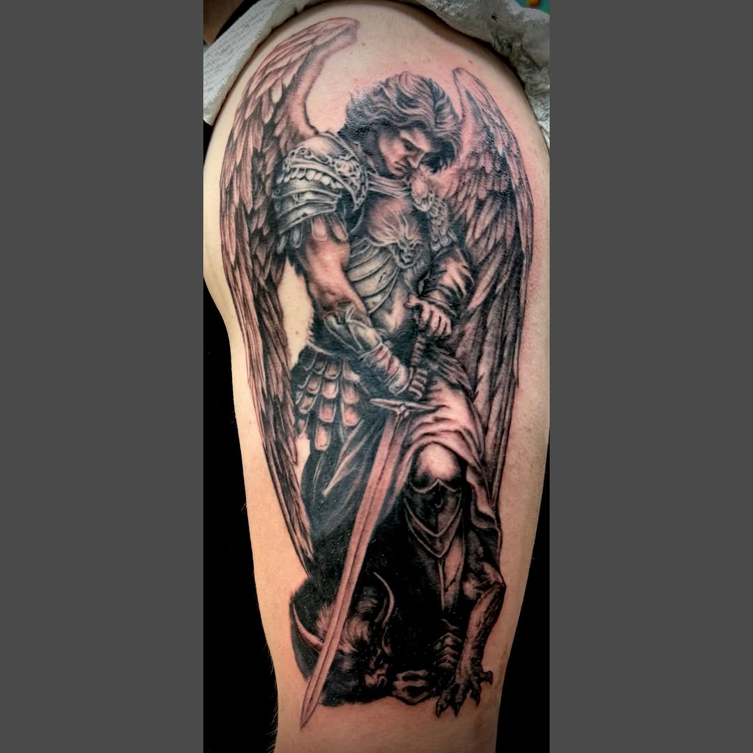 Tattoo by @richardlnagy — realism, black_and_grey
