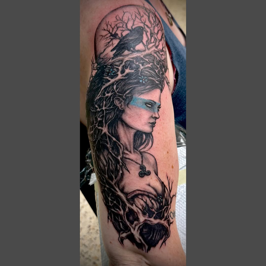 Tattoo by @richardlnagy — black_and_grey, realism
