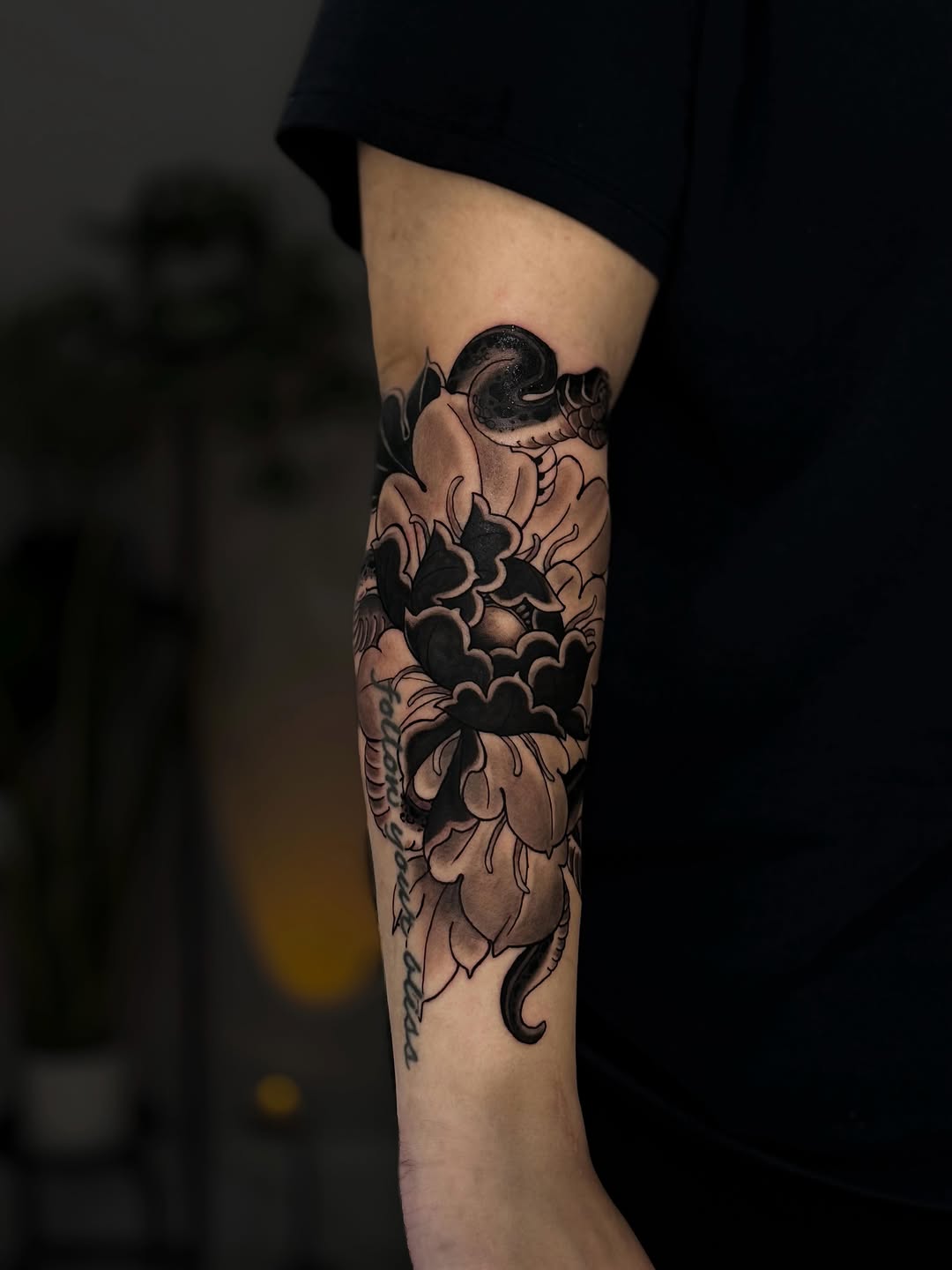 Tattoo by @kai_inkk — japanese_irezumi, black_and_grey