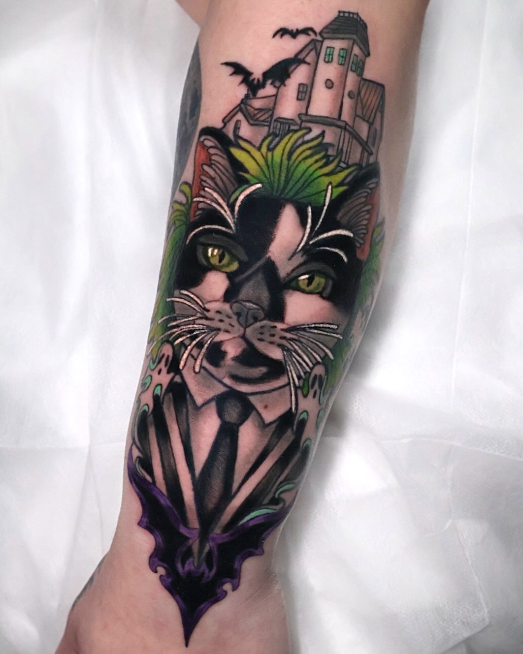 Tattoo by @elegantlyinking โ new_school