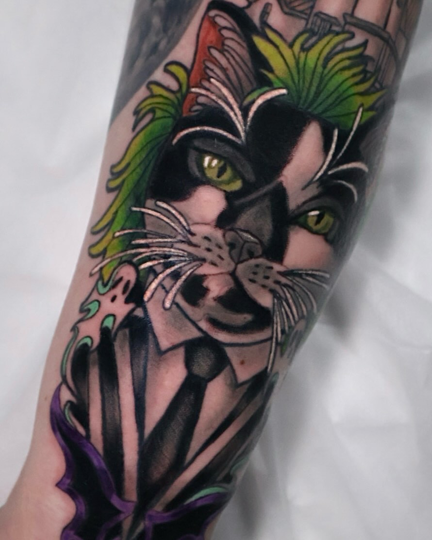 Tattoo by @elegantlyinking — illustrative, new_school