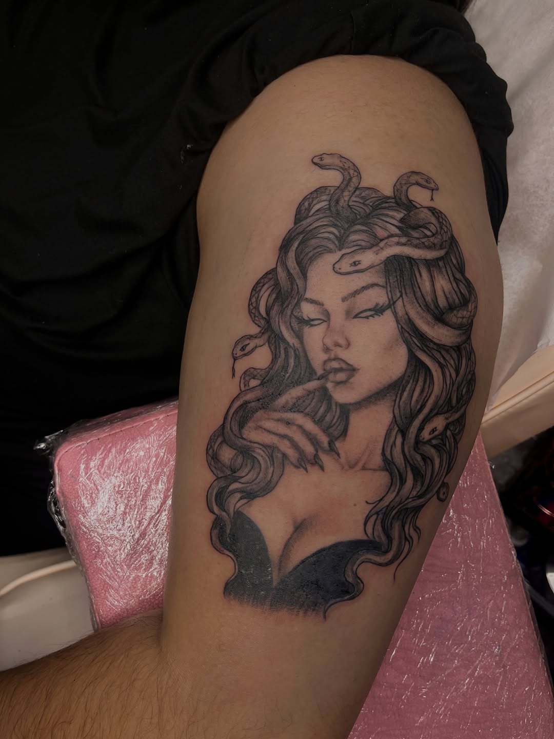 Tattoo by @xlynaeink โ black_and_grey, realism