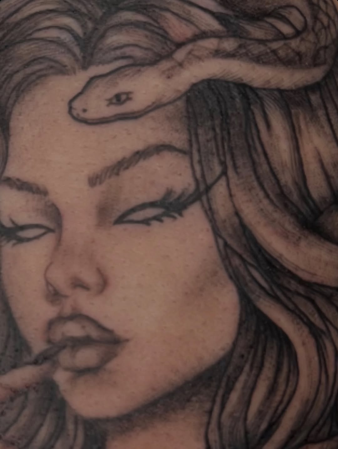 Tattoo by @xlynaeink โ black_and_grey, realism
