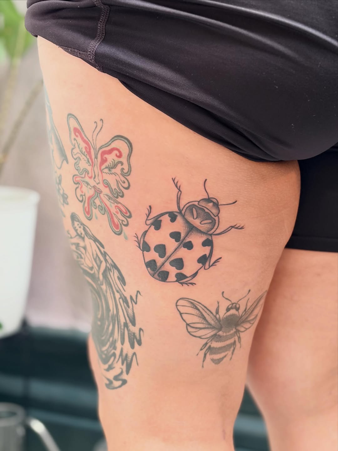 Tattoo by @sammmwch โ illustrative, black_and_grey
