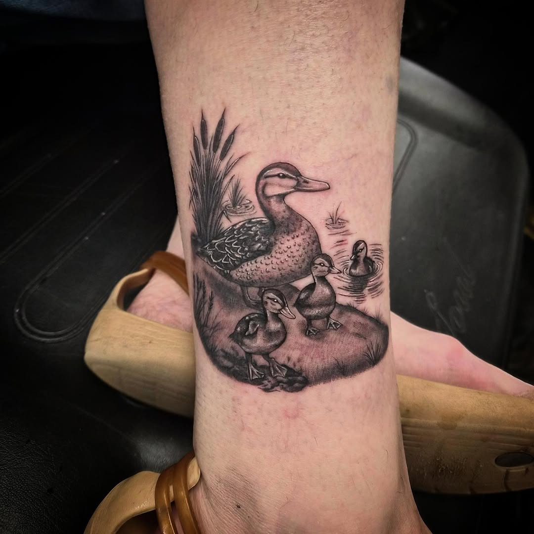 Tattoo by @lovelylyla.tatts — realism, black_and_grey