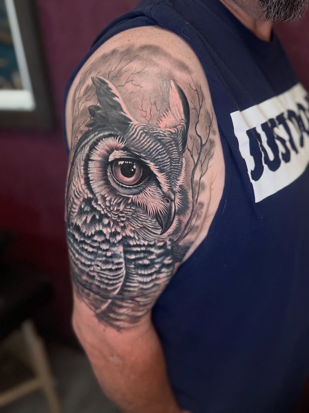 Tattoo by @inkbycrab — realism, black_and_grey