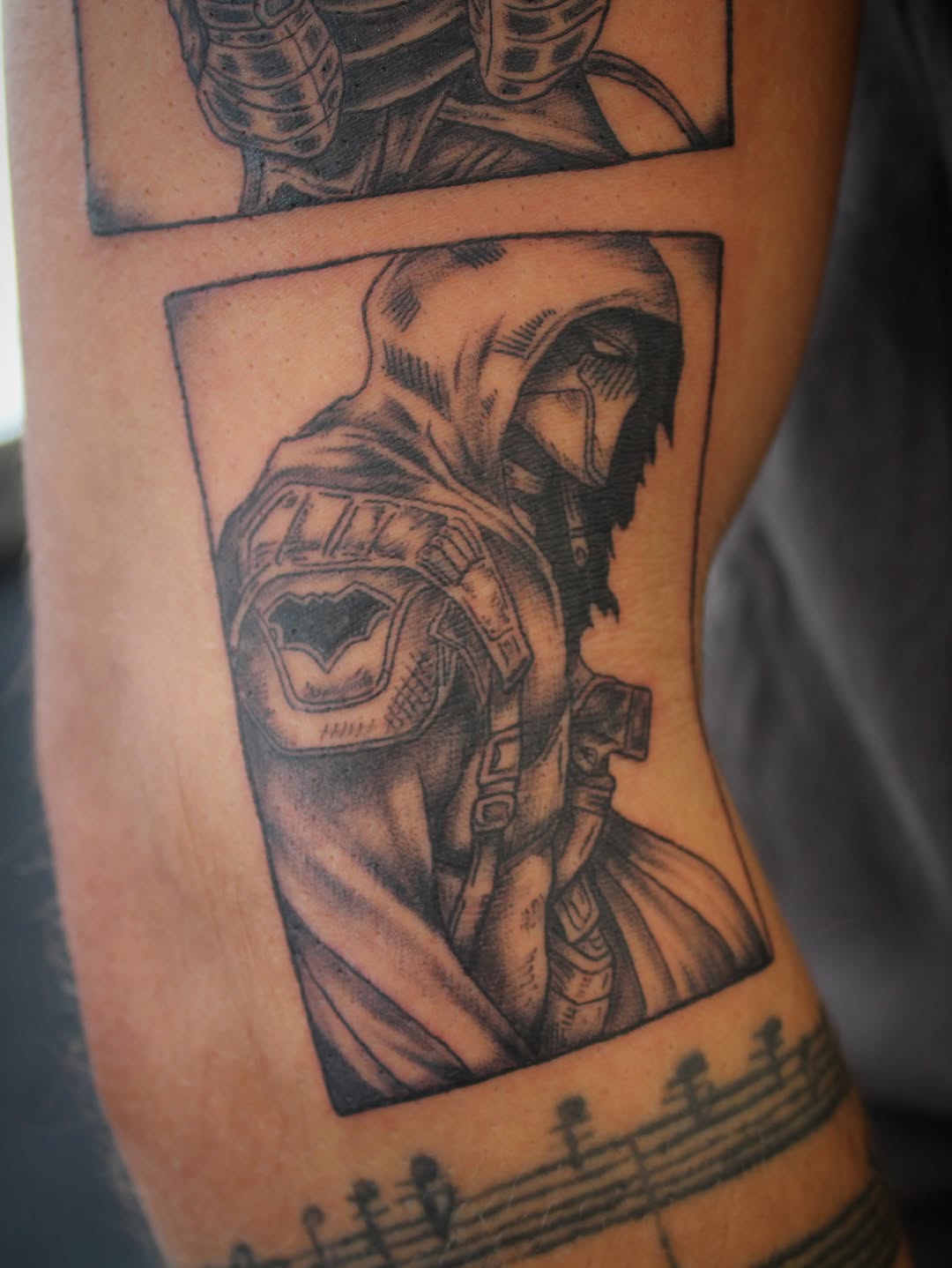 Tattoo by @shadowsteptattoo — black_and_grey, realism