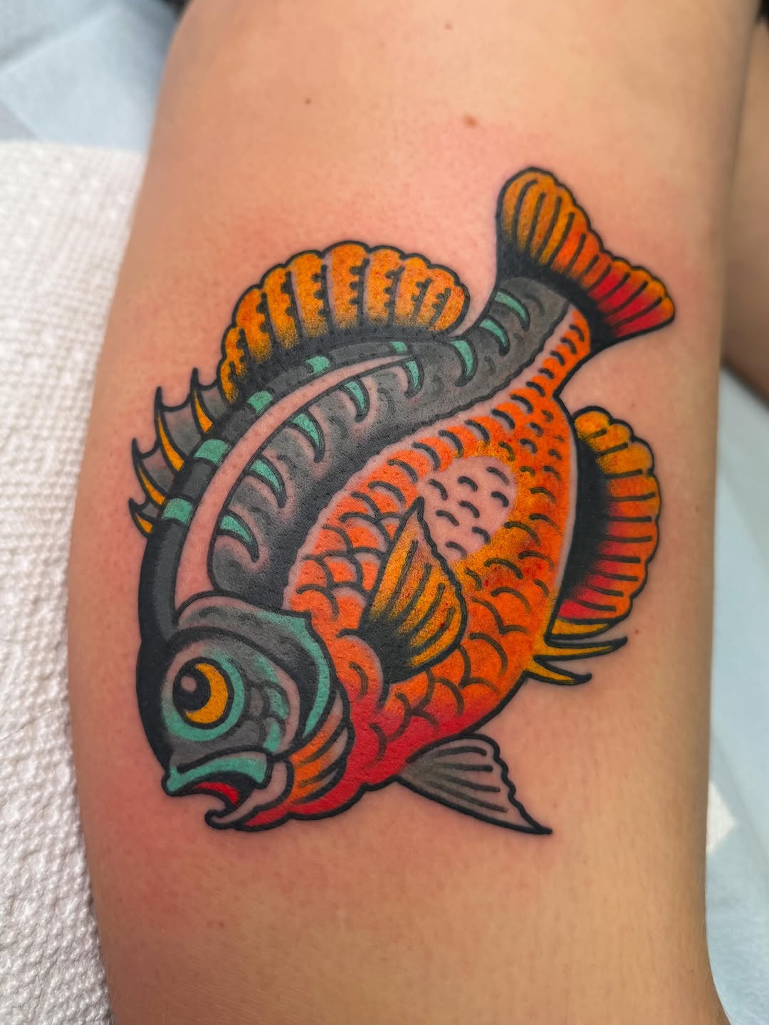 Tattoo by @dannyreedtattoo — american_traditional, new_school