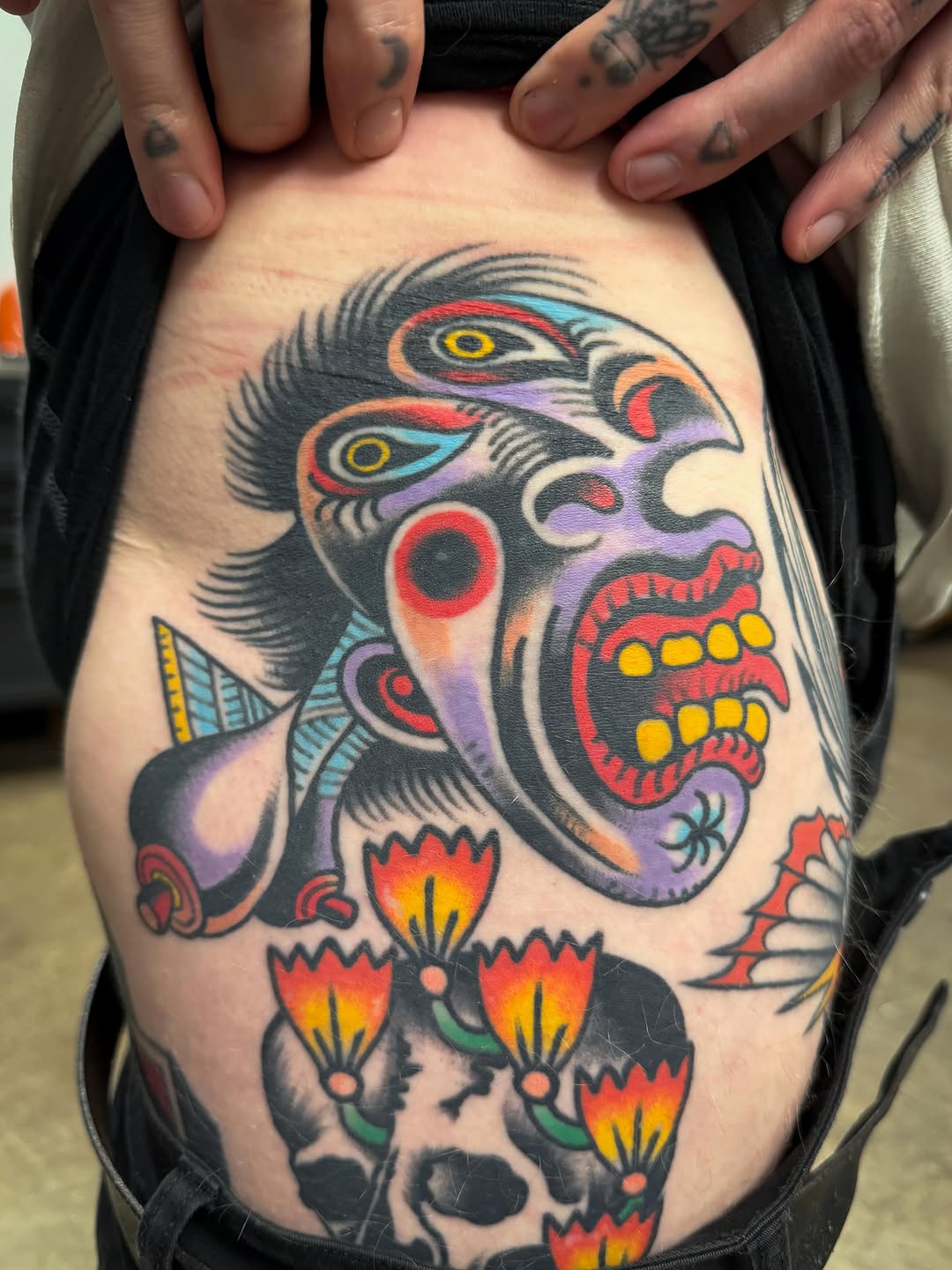 Tattoo by @dannyreedtattoo — american_traditional, new_school