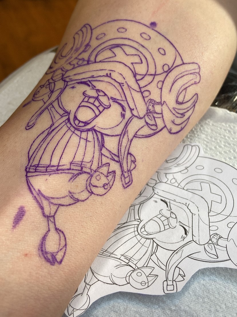 Tattoo by @yatattoos — anime