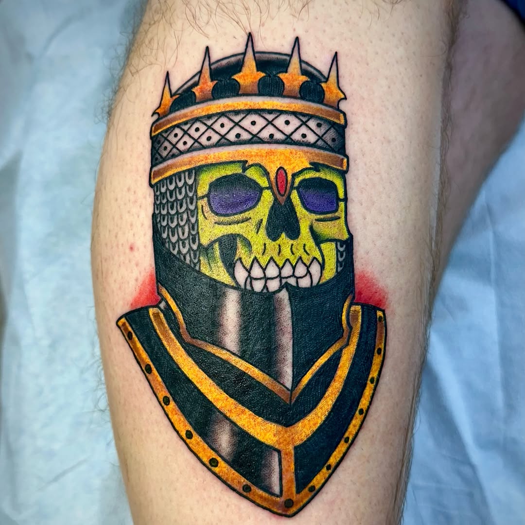 Tattoo by @jrobtattoos — american_traditional, illustrative