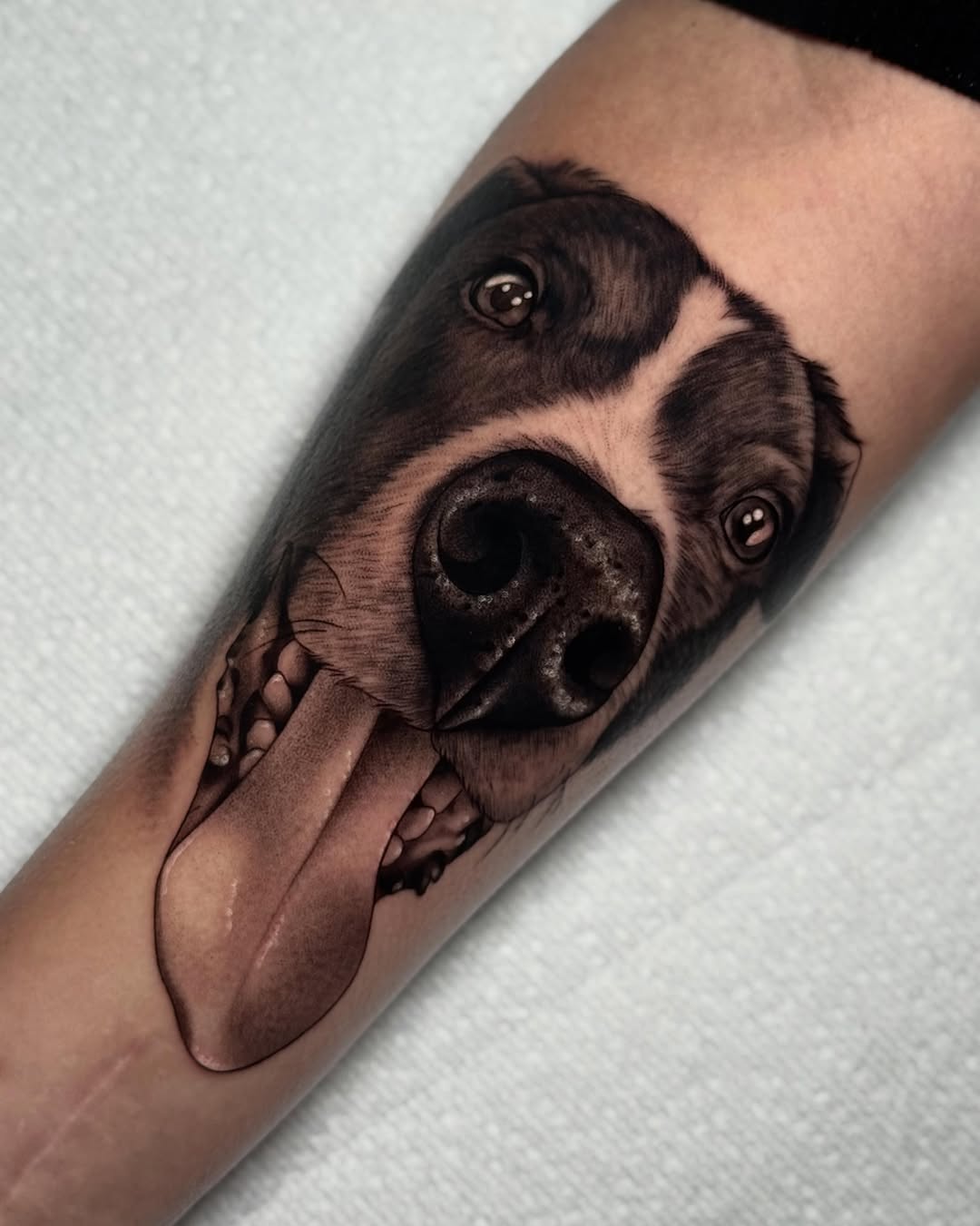 Tattoo by @artistbell — realism, black_and_grey