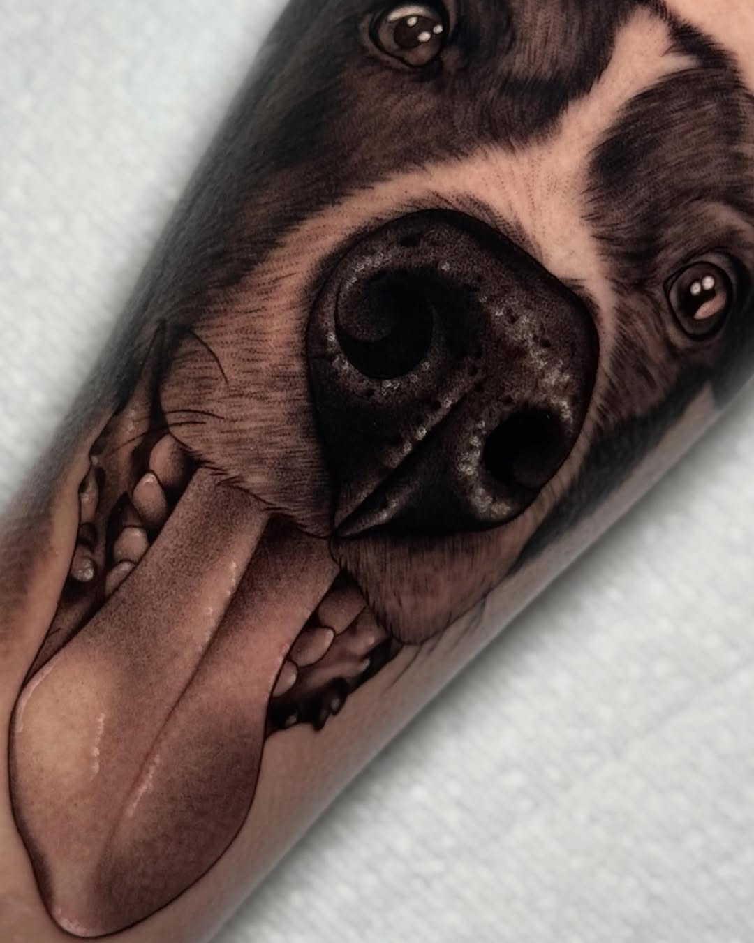 Tattoo by @artistbell — realism, black_and_grey