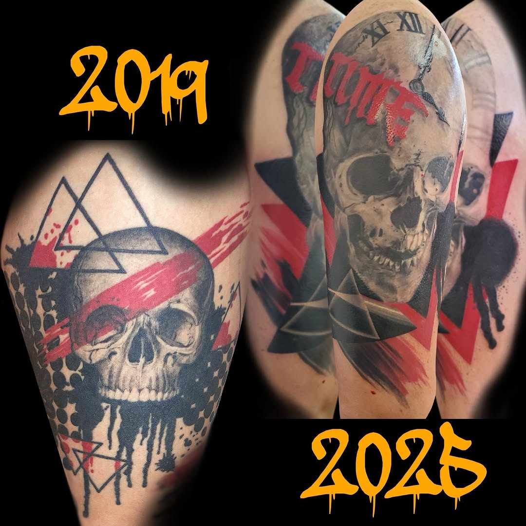 Tattoo by @bree_annatattoos โ realism, trash_polka