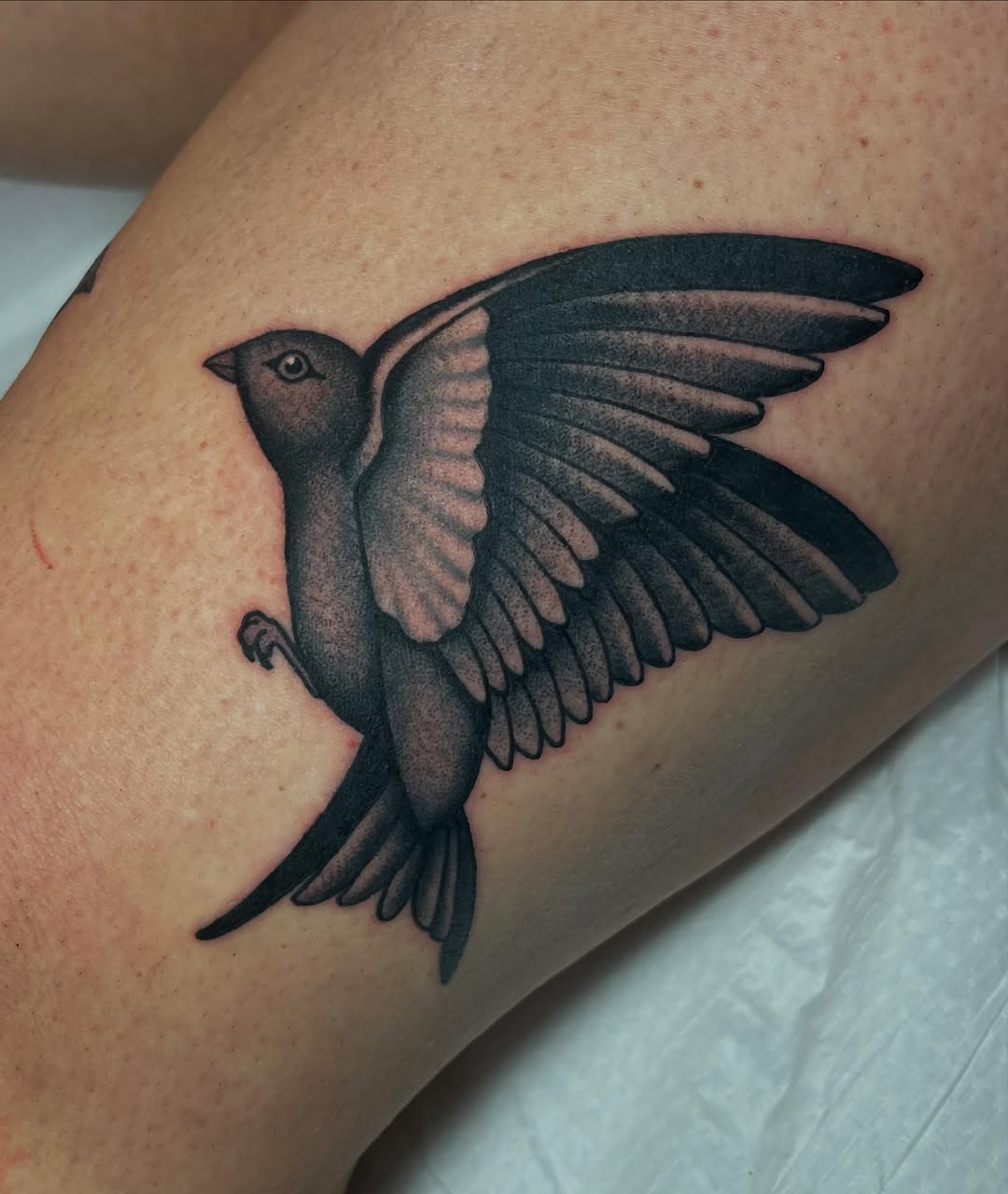 Tattoo by @marquiwatling — black_and_grey, dotwork