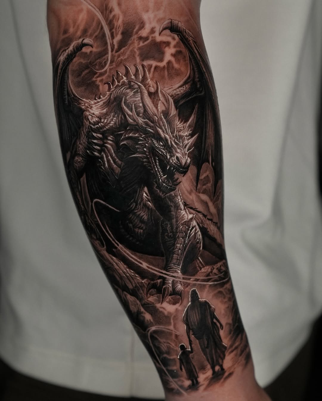 Tattoo by @sumok_tattoo β realism, dark_realism