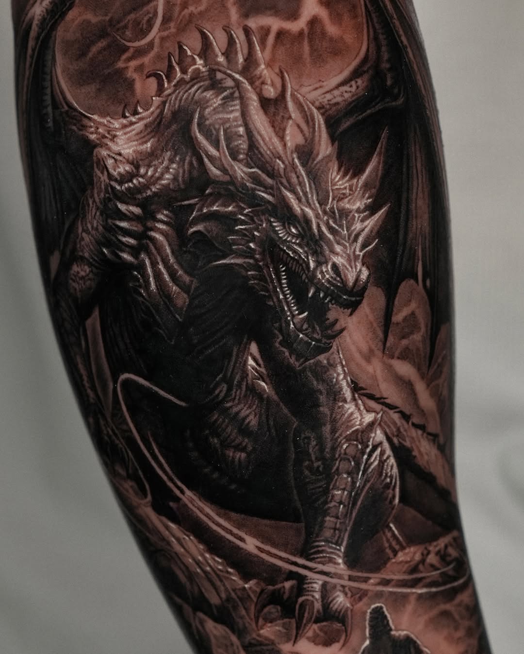 Tattoo by @sumok_tattoo β realism, dark_realism