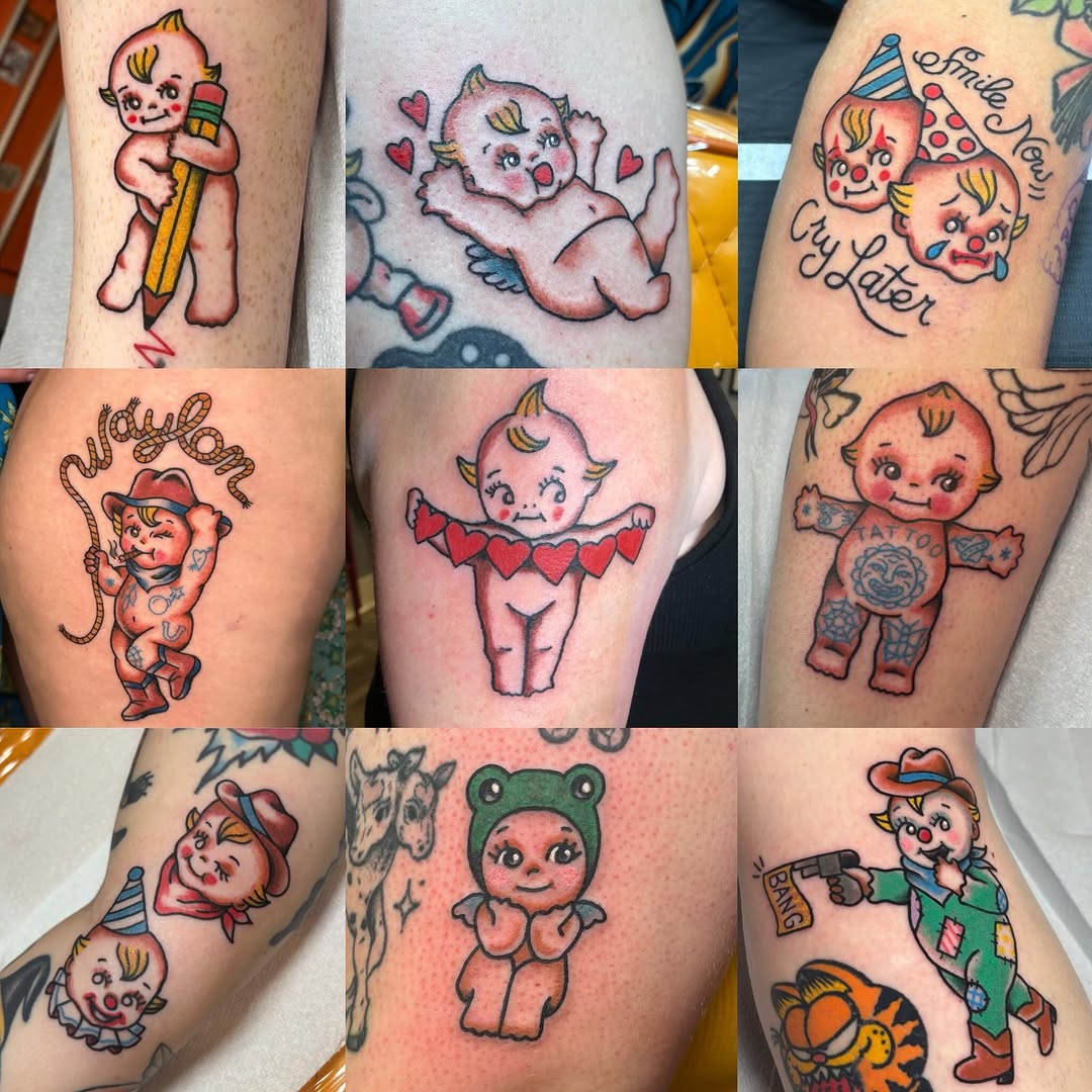 Tattoo by @plantpuketattoos — american_traditional, new_school