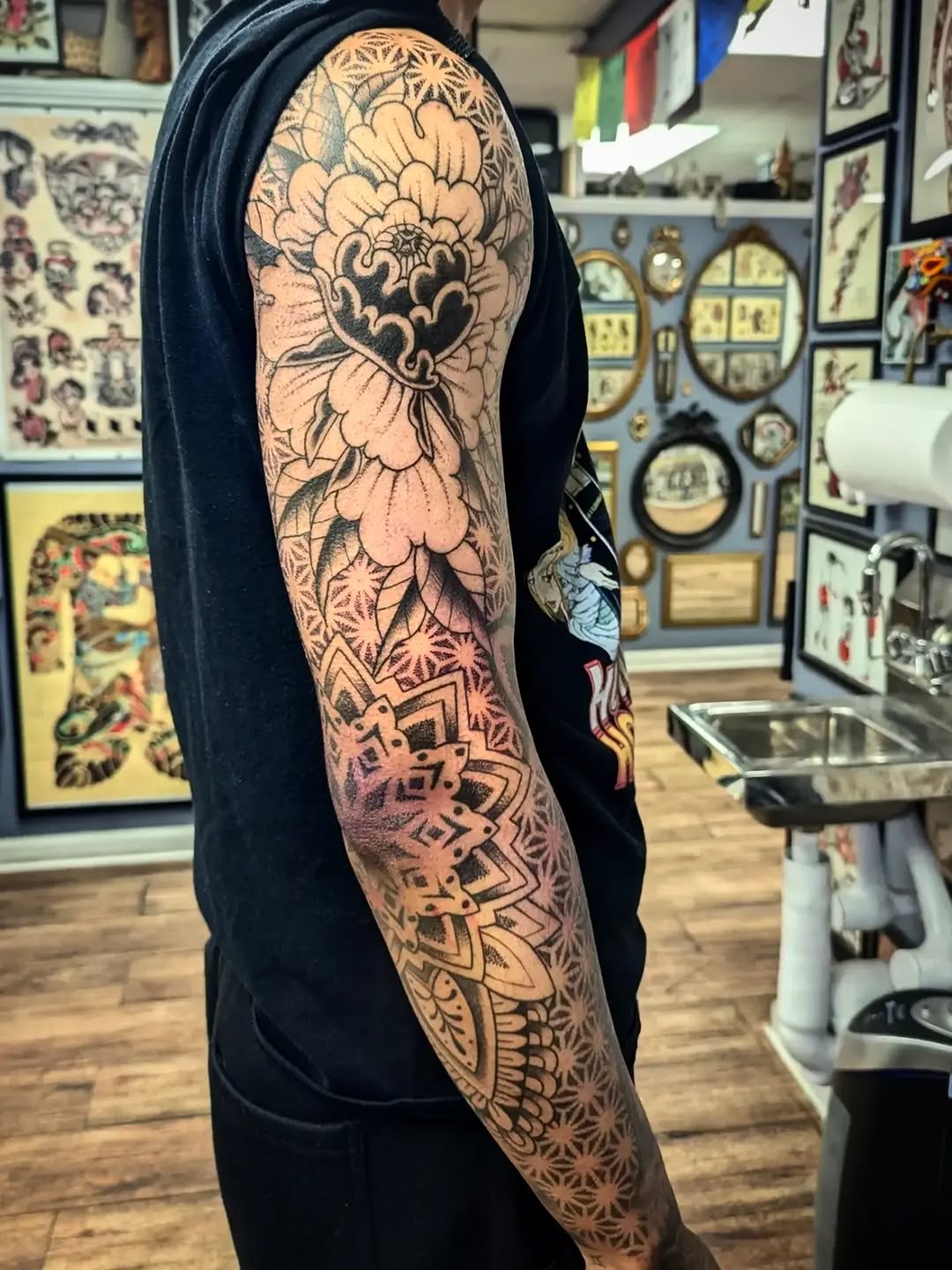 Tattoo by @joe_palladino — japanese_irezumi, geometric