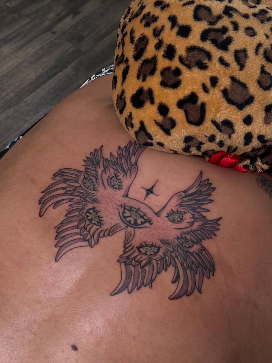 Tattoo by @pandora.inkk — illustrative, black_and_grey