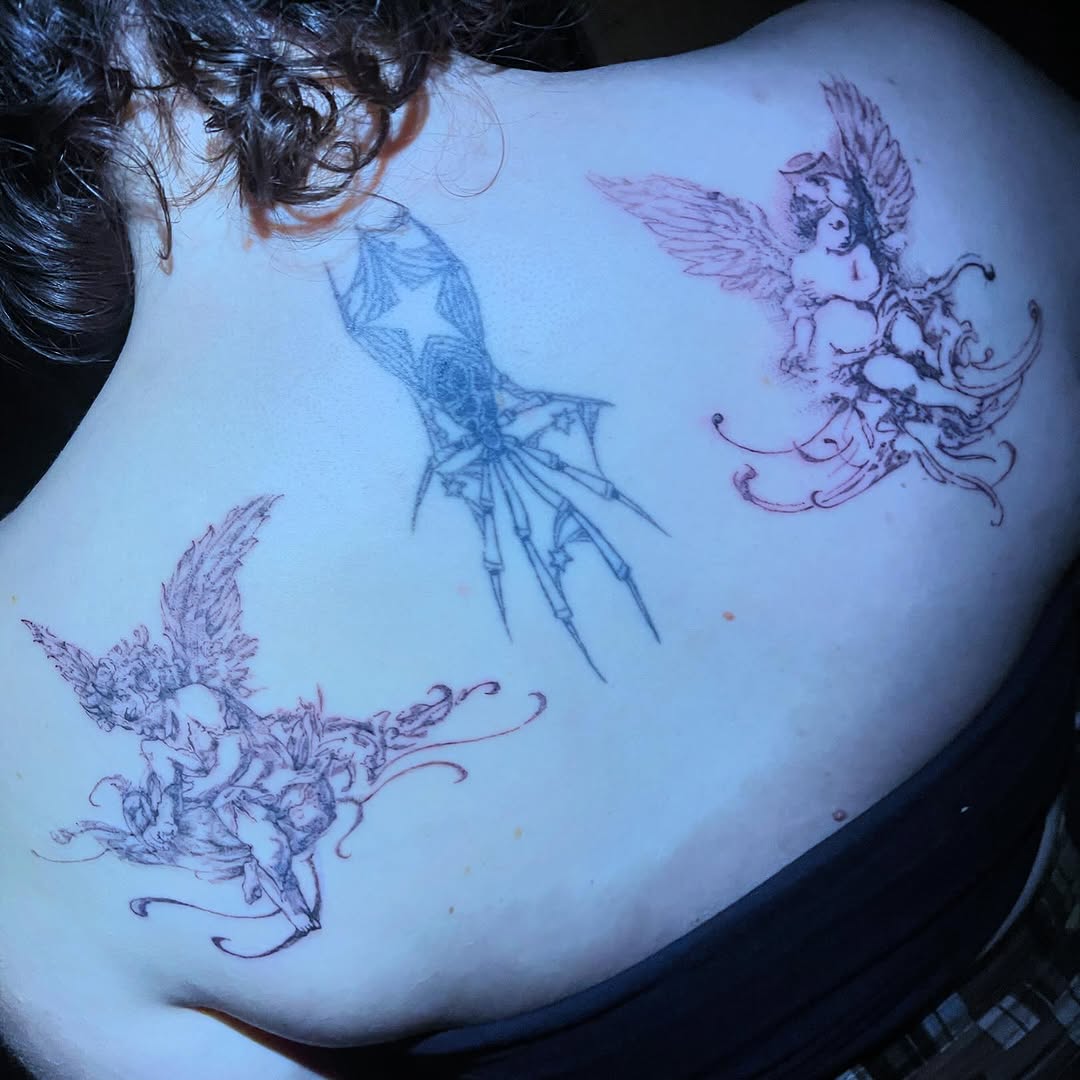 Tattoo by @initiationoftorture — illustrative, fine_line
