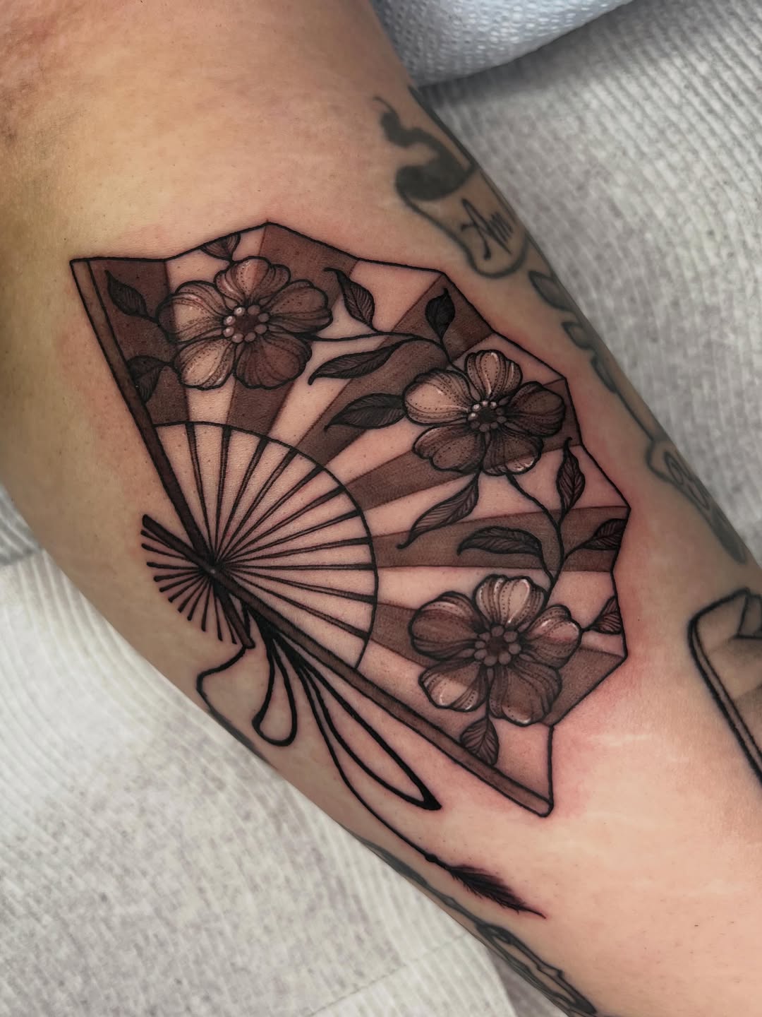 Tattoo by @severinblacktattoo — black_and_grey, chicano