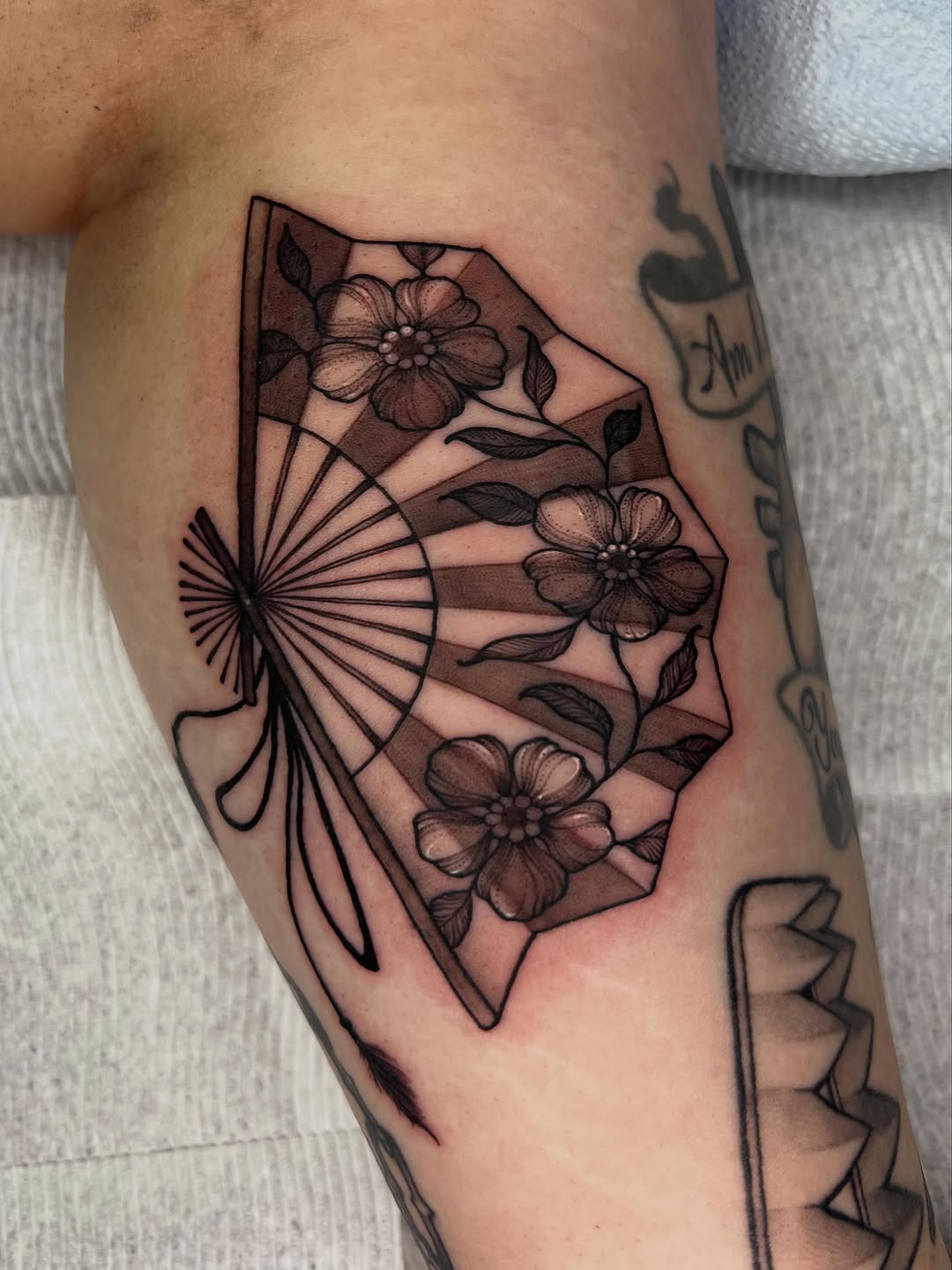 Tattoo by @severinblacktattoo — black_and_grey, chicano