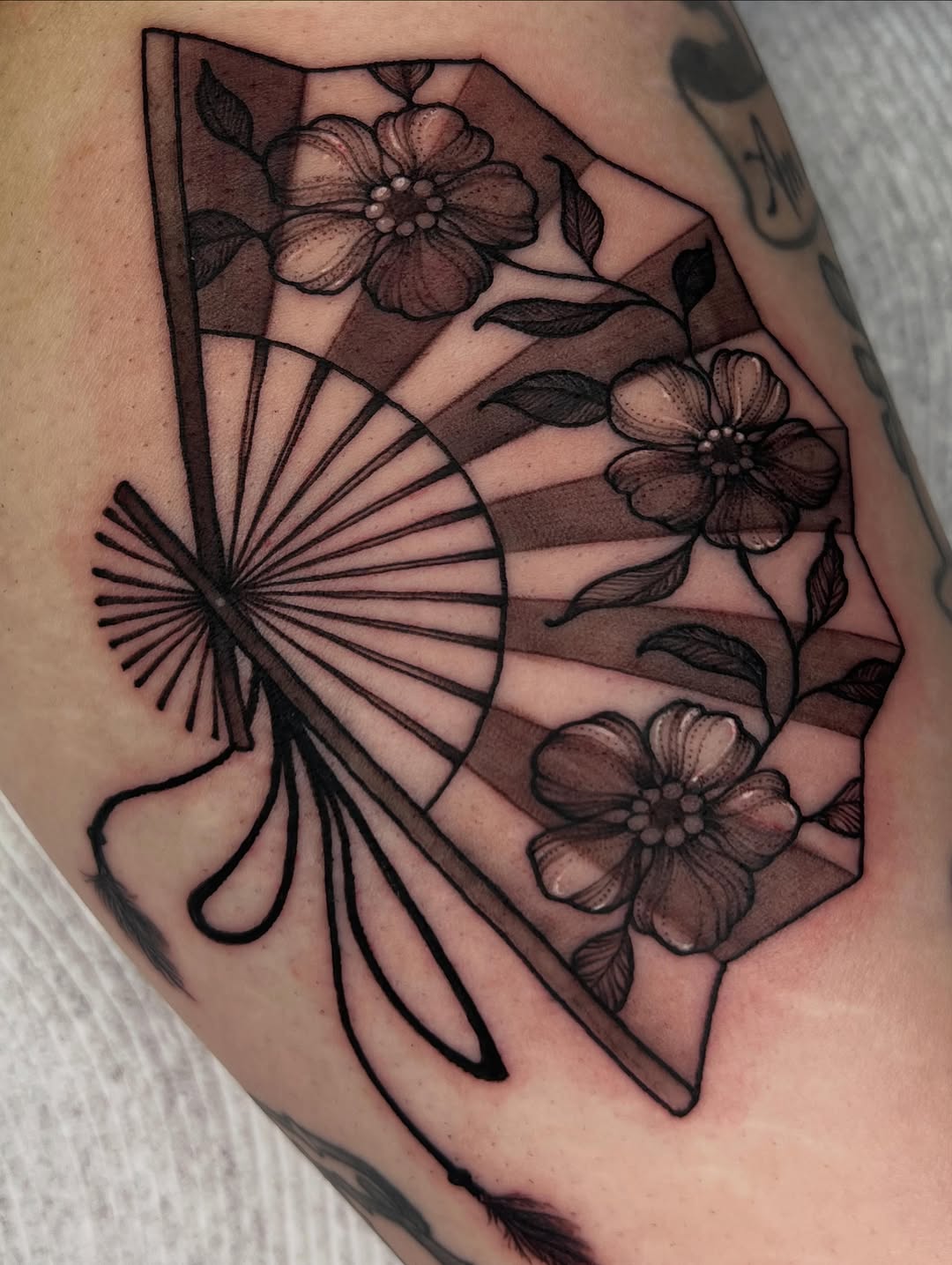 Tattoo by @severinblacktattoo — japanese_irezumi, black_and_grey