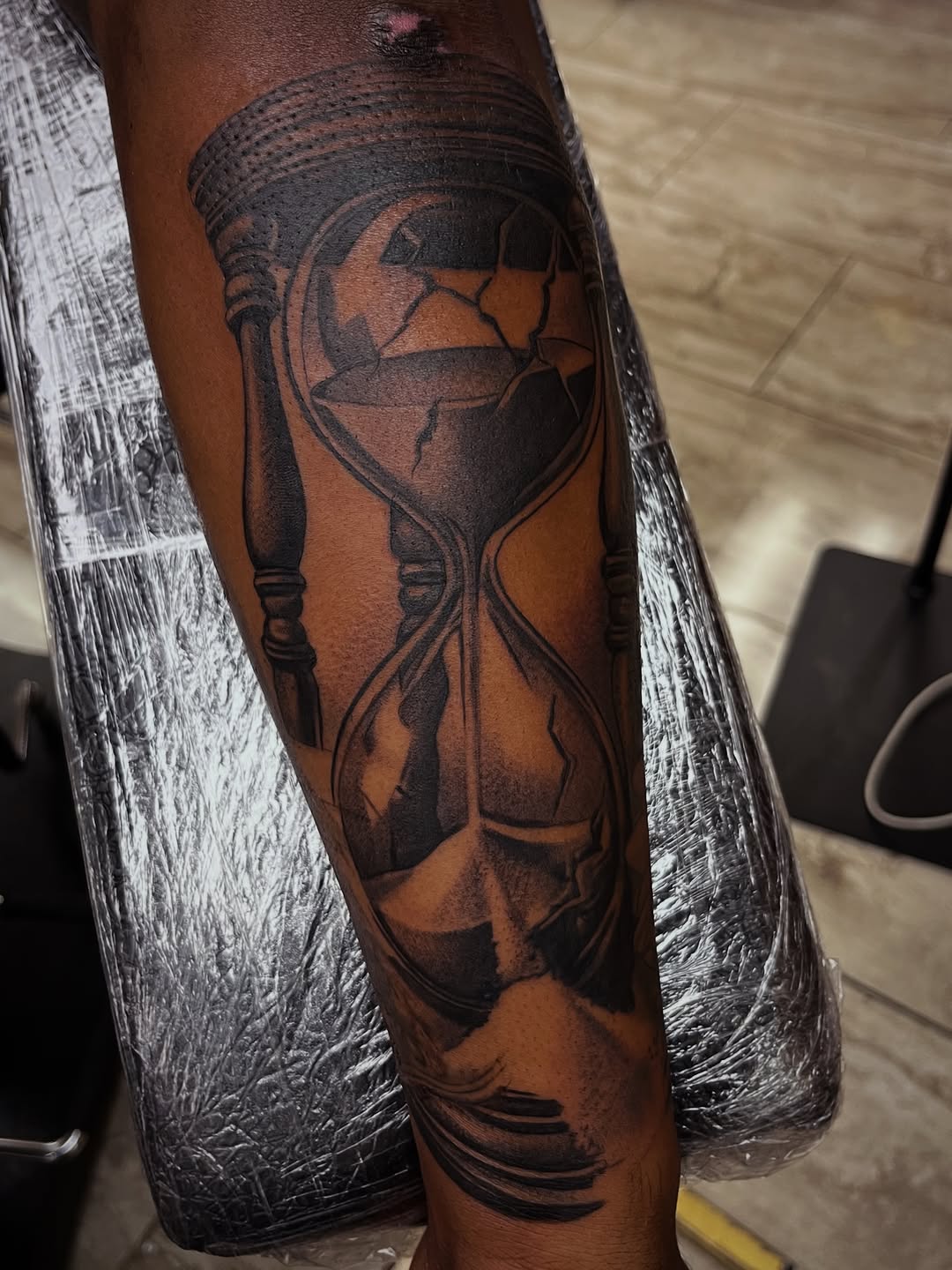 Tattoo by @inkheadtattoos — black_and_grey, realism