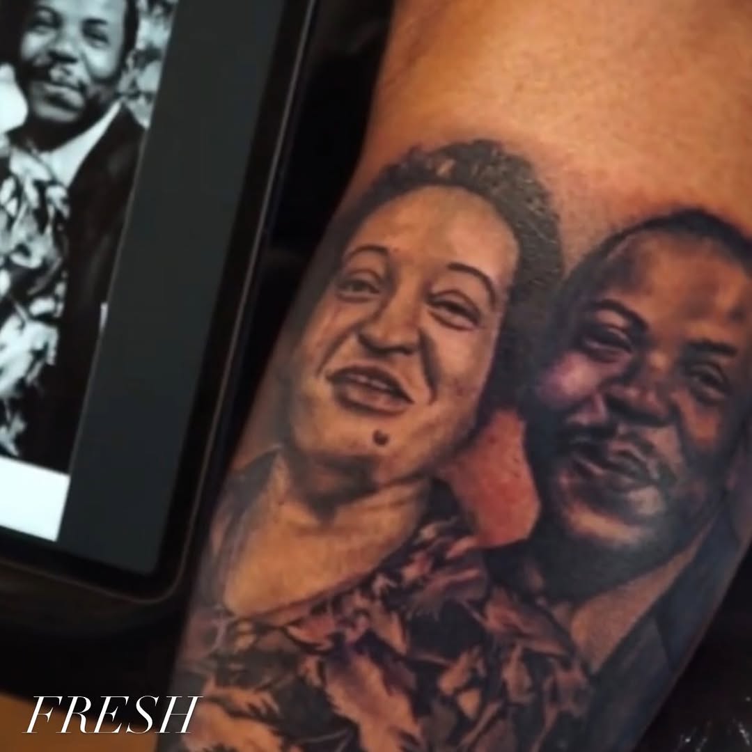 Tattoo by @satchmoe_art — realism, black_and_grey
