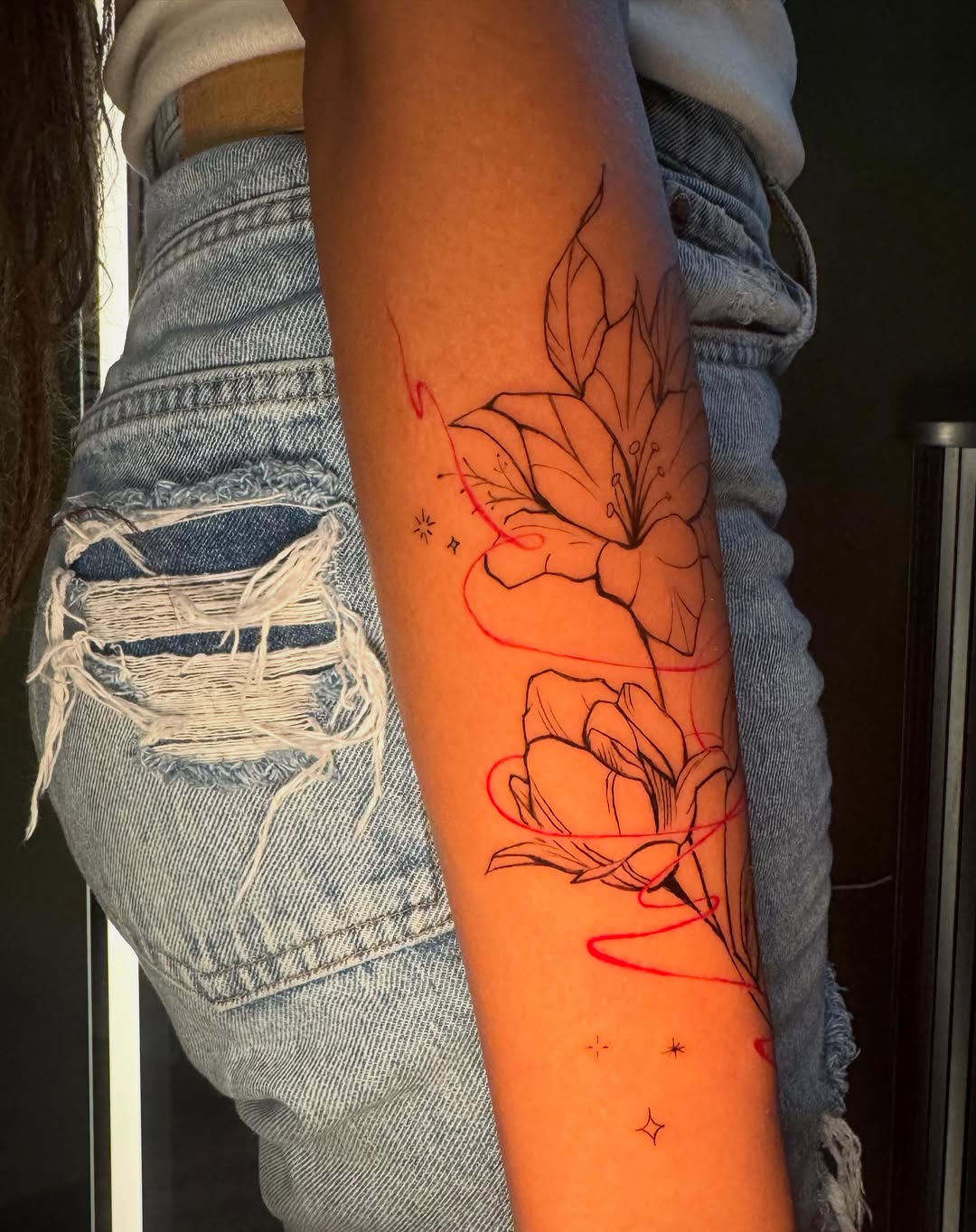 Tattoo by @crose.o1 — illustrative, fine_line