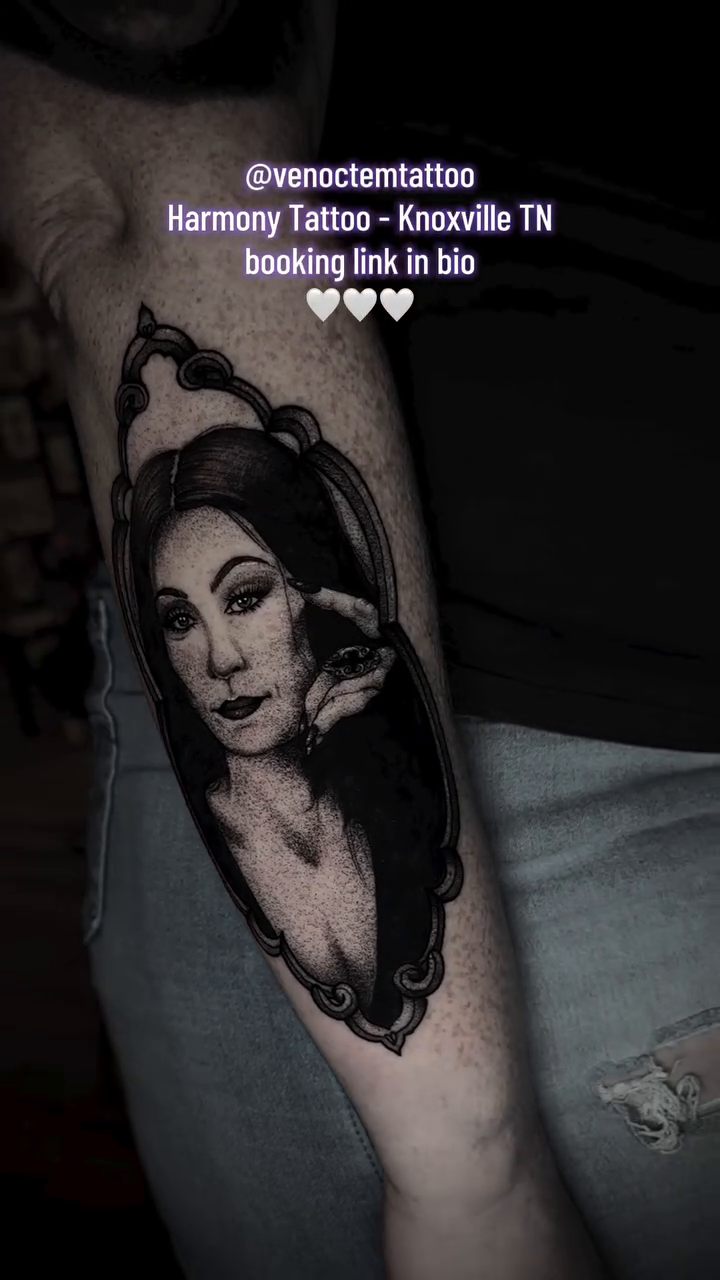 Tattoo by @venoctemtattoo β realism, black_and_grey