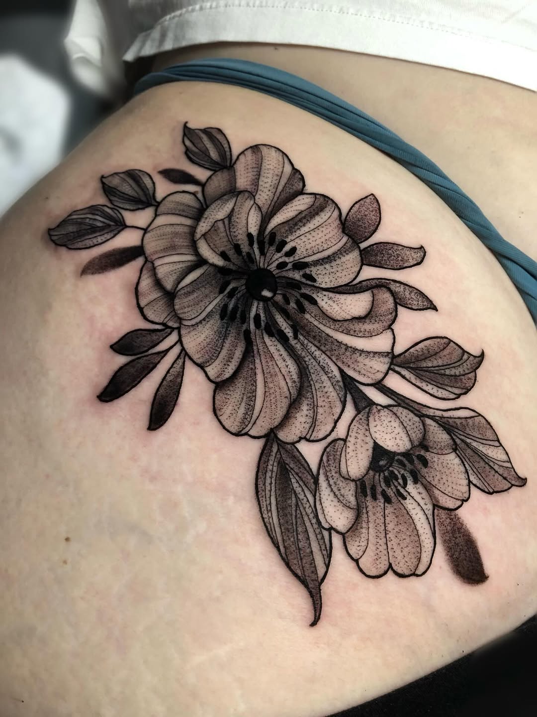 Tattoo by @melissabtattoos — black_and_grey, illustrative