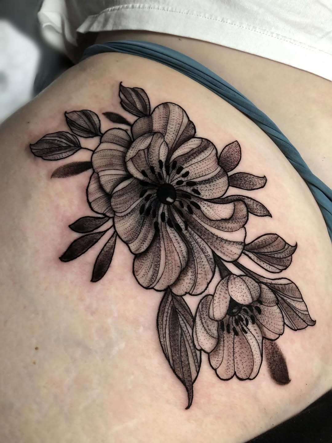 Tattoo by @melissabtattoos — black_and_grey, illustrative