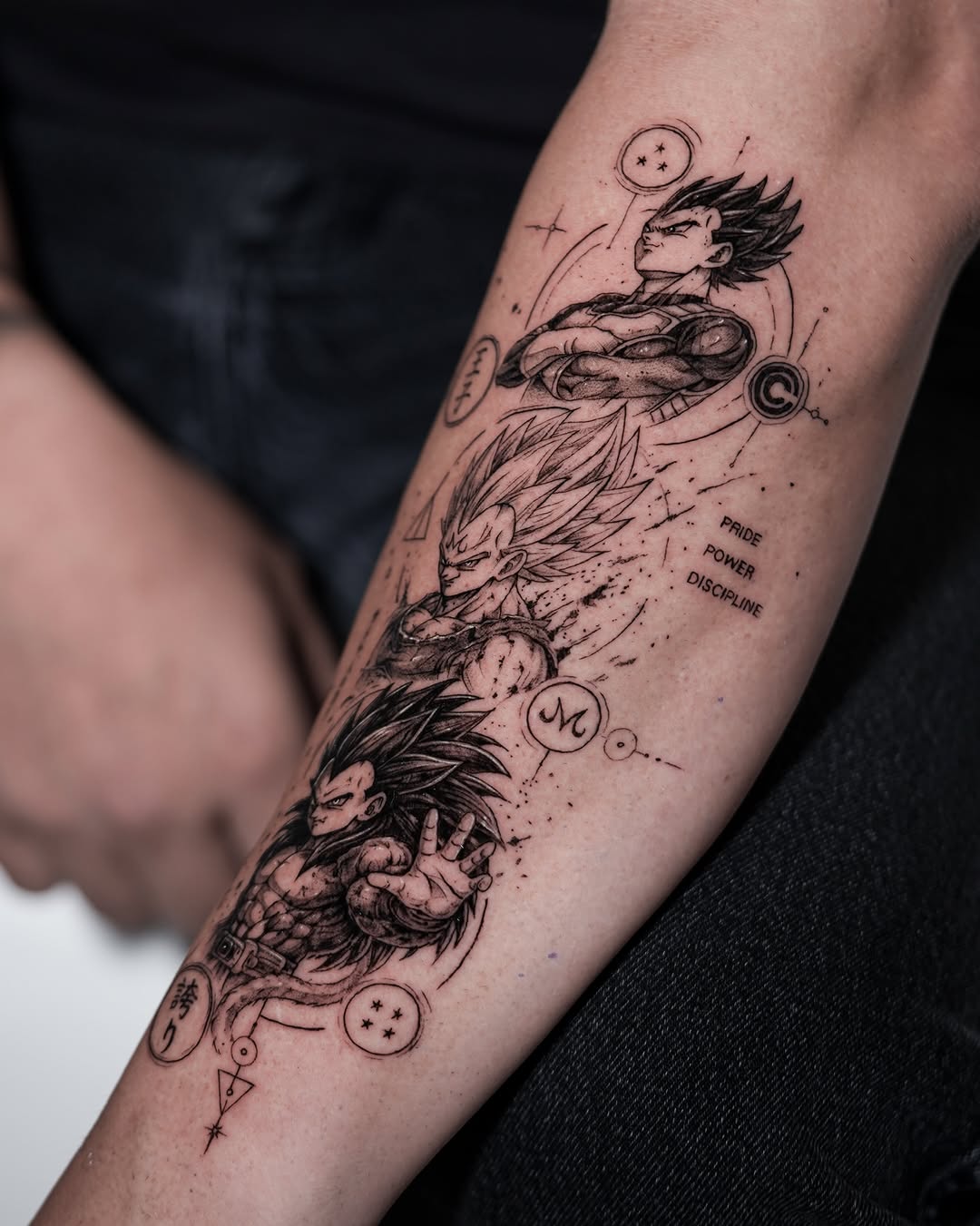 Tattoo by @digo_tattooer โ anime, fine_line