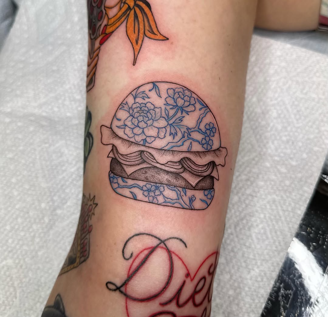 Tattoo by @lady.ames — black_and_grey, ornamental