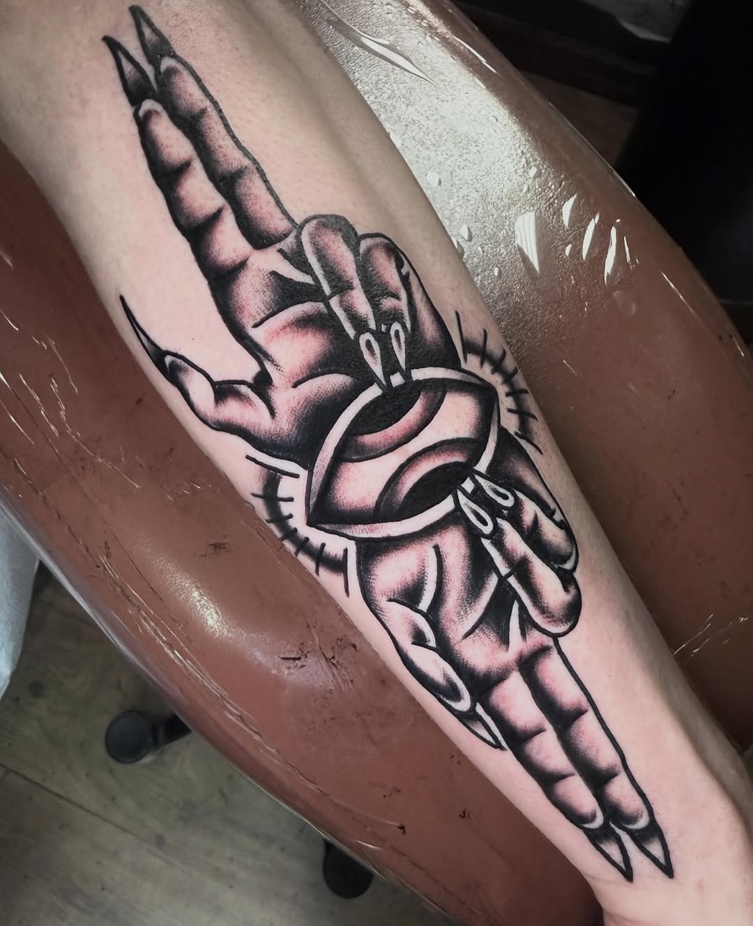 Tattoo by @ryanmtattoos — american_traditional, black_and_grey