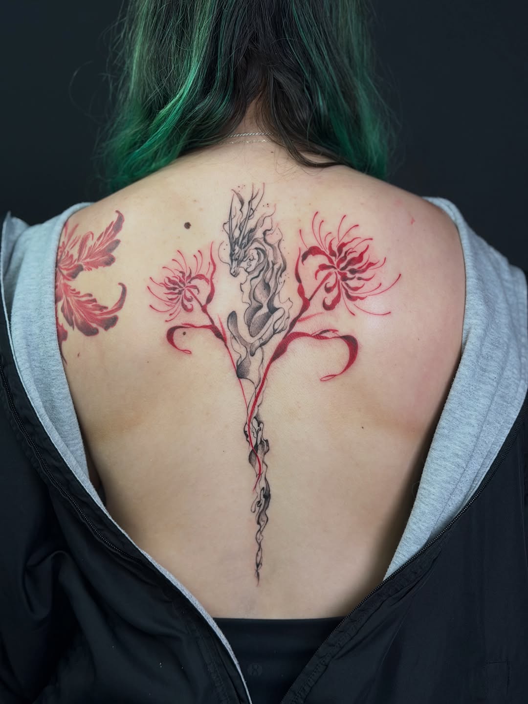 Tattoo by @vu_tattooer — black_and_grey