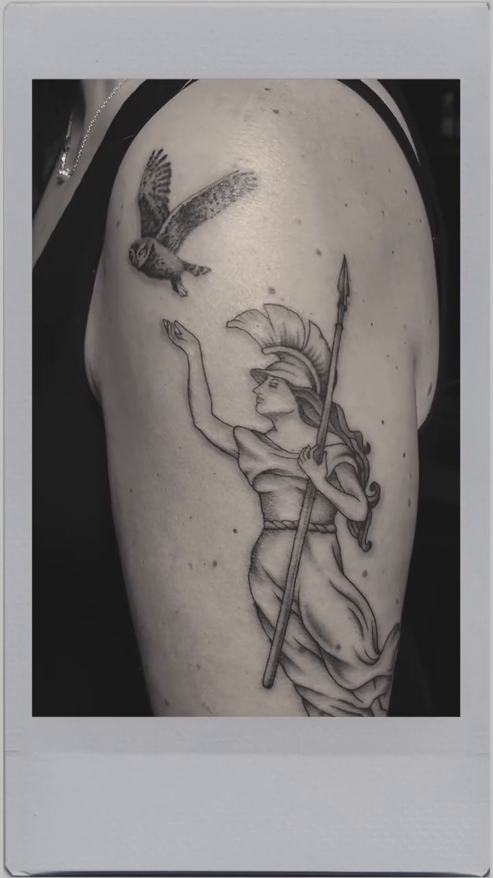 Tattoo by @rosie_coyote — black_and_grey, realism