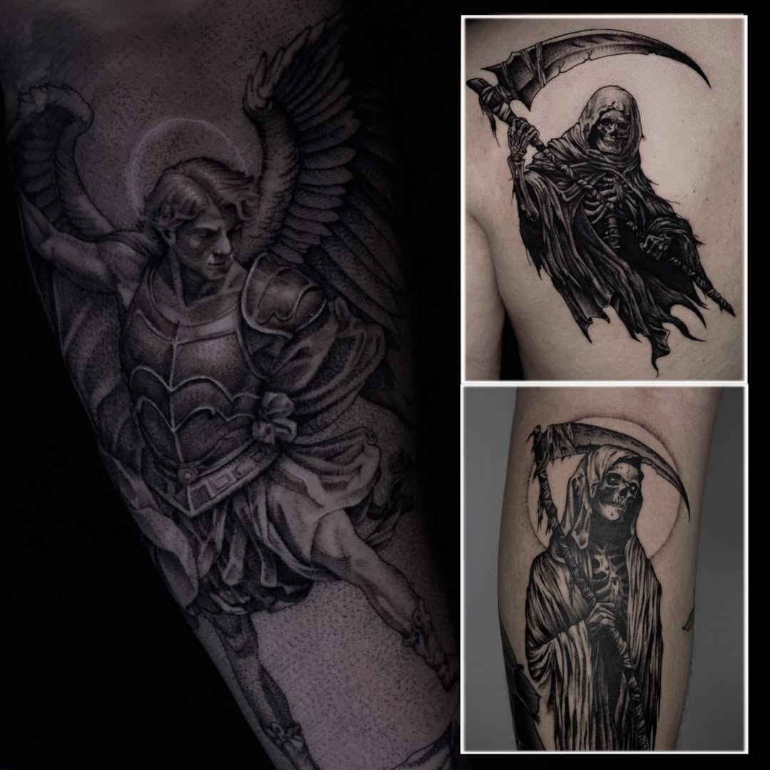 Tattoo by @bennofficial.tt — realism, black_and_grey