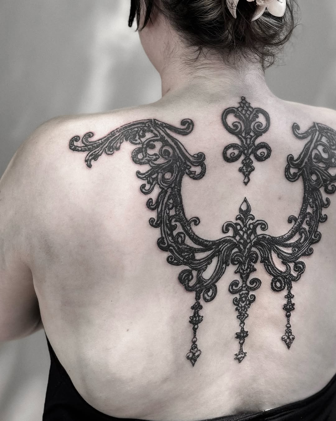 Tattoo by @inkofahma — blackwork, ornamental