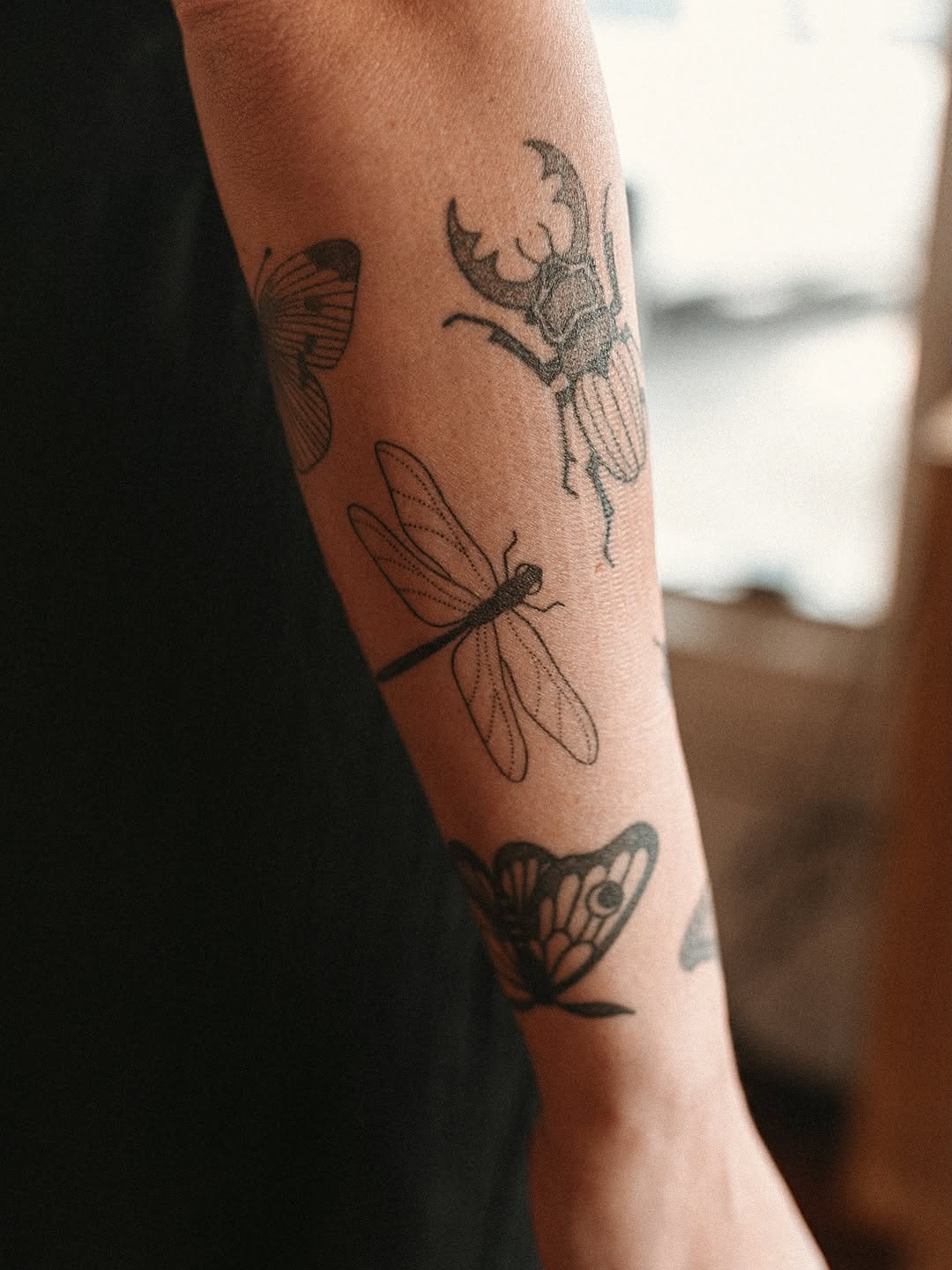 Tattoo by @spicy_pokes — blackwork