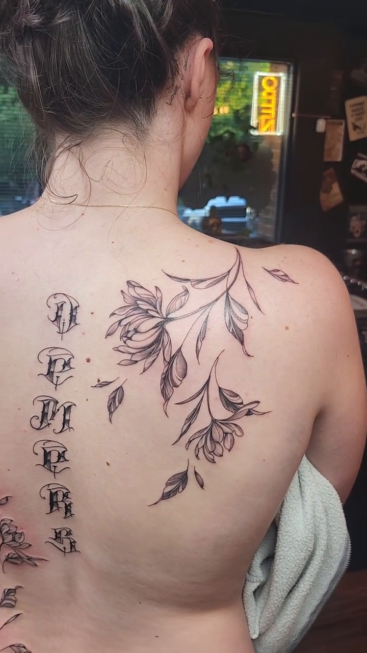 Tattoo by @grey.ink86 — fine_line, lettering_script