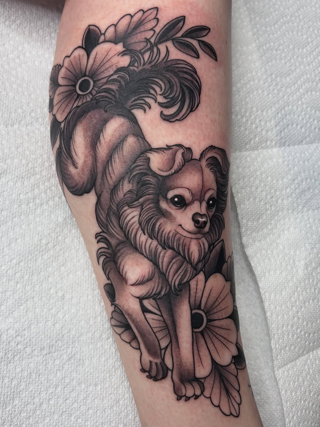 Tattoo by @lu_tatu — black_and_grey, realism